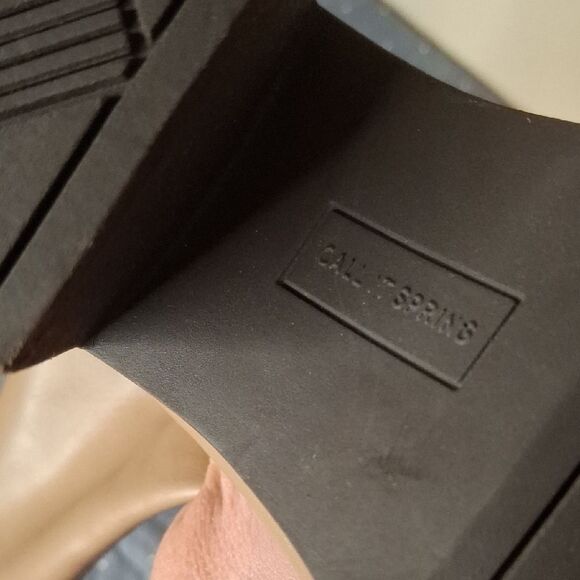 Call It Spring Brown Ankle Boots size 9.5 - Picture 6 of 6